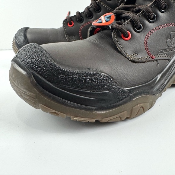 Berrendo Men's Sz 4 Steel Toe Work Boots Oil & Slip Resistant Industrial Shoes - Picture 10 of 11